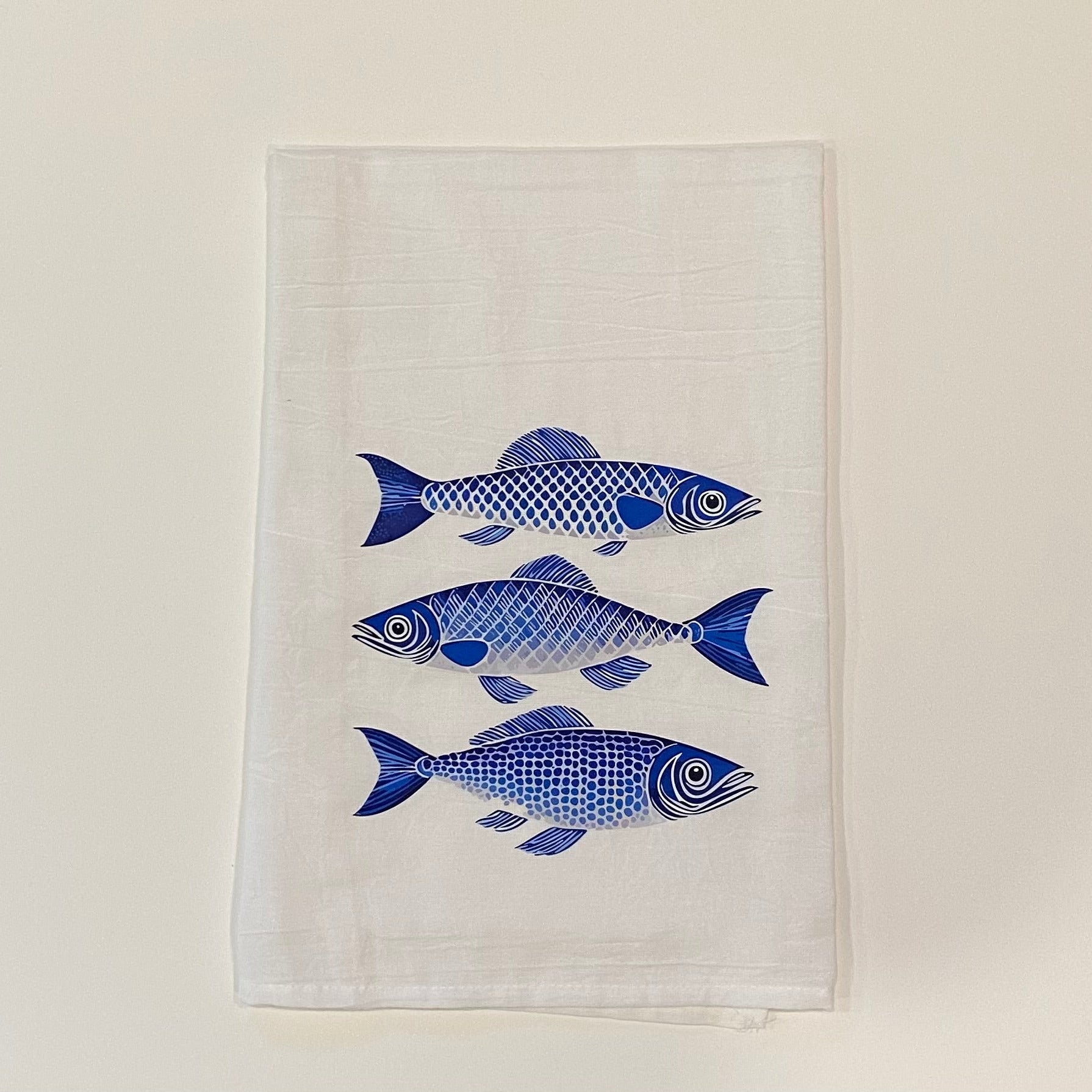 Tea Towel - 3 FISH (1)