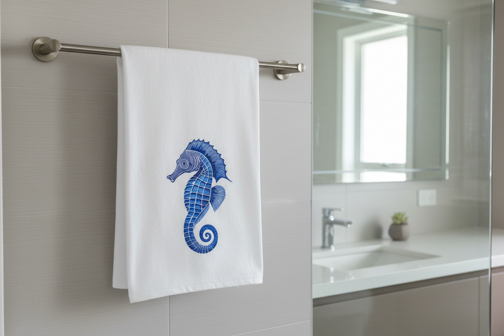 Tea Towel - SEAHORSE