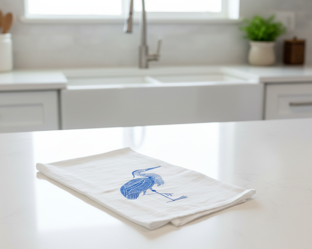 Tea Towel - EGRET