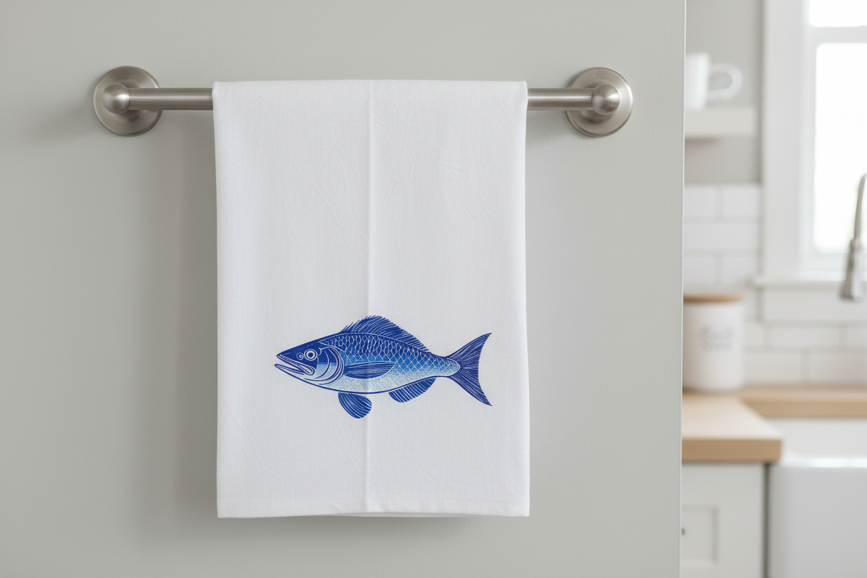 Tea Towel - SINGLE FISH
