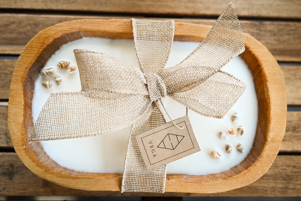 Driftwood Dough Bowl Candle