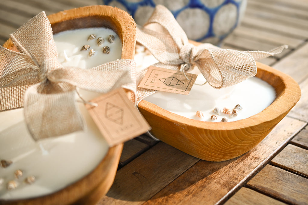 Driftwood Dough Bowl Candle