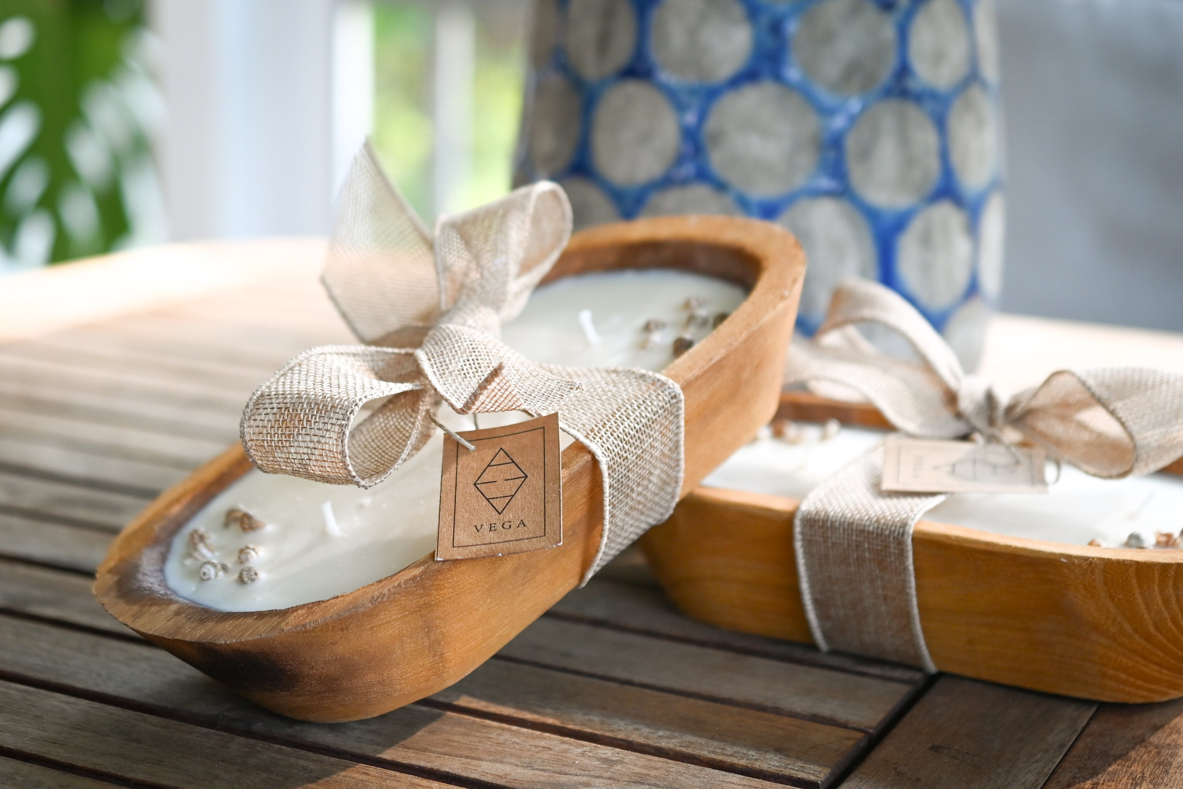 Driftwood Dough Bowl Candle