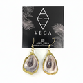 Oyster Shell Earrings - Gold