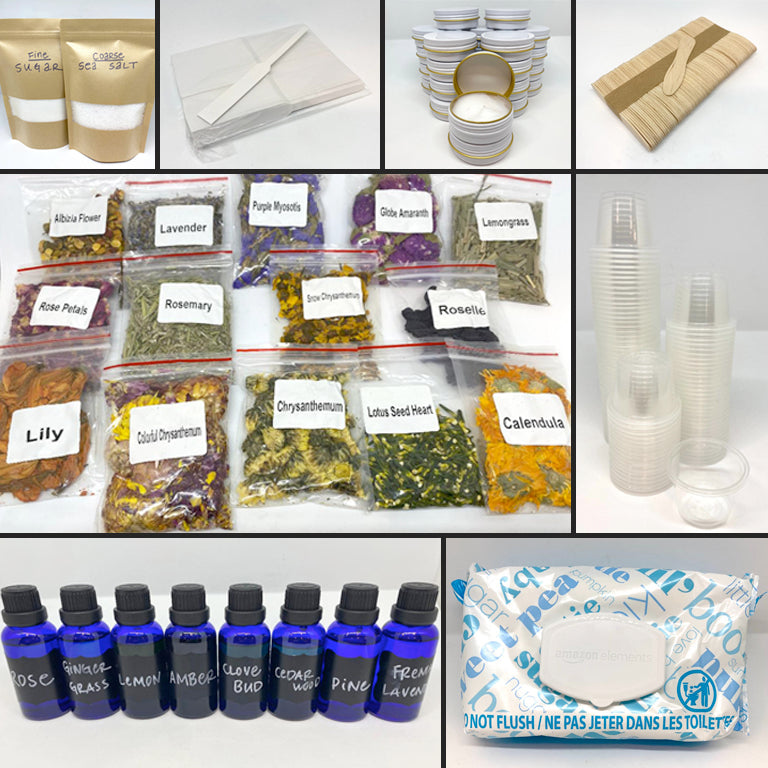 DIY Botanical Scrub Kit (Educational Experience for Up to 24 Participants)