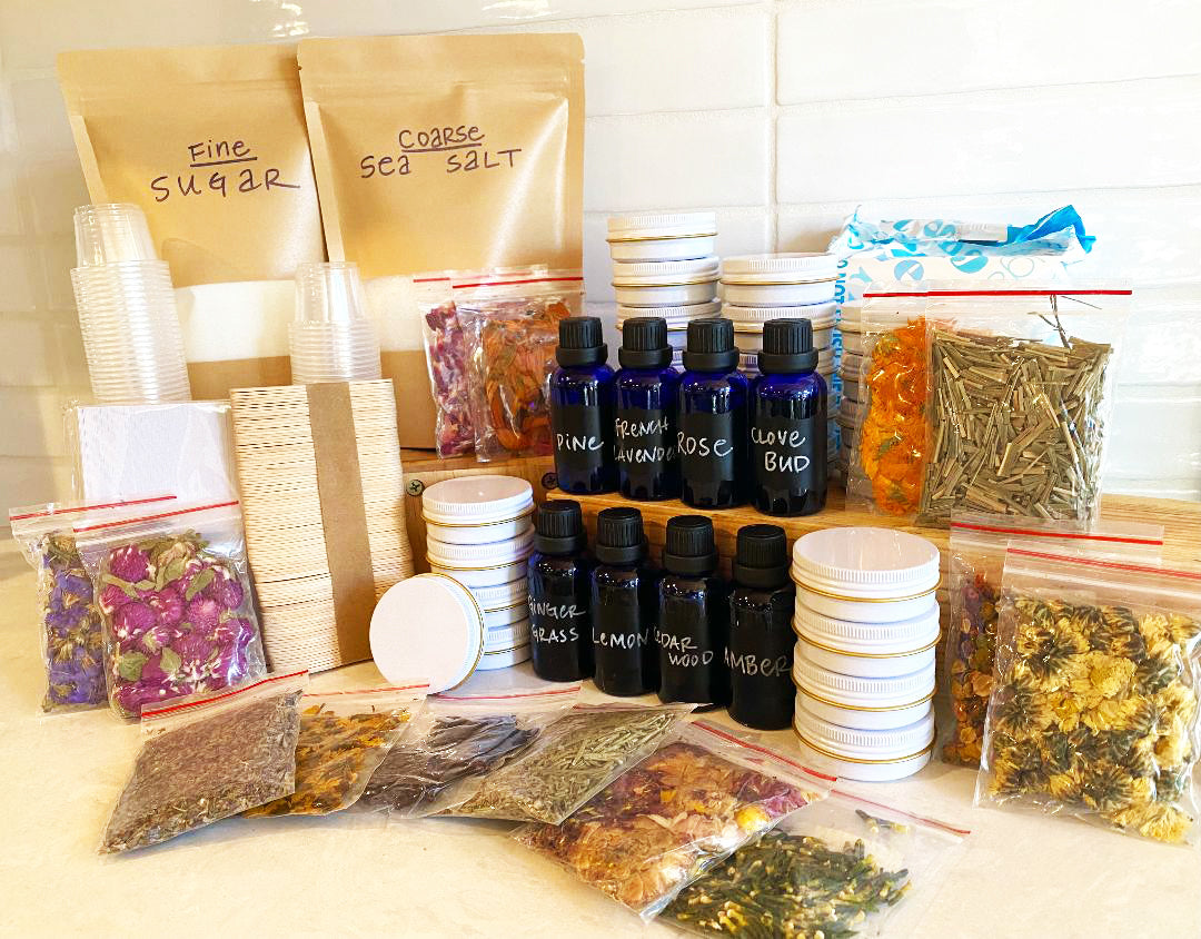 DIY Botanical Scrub Kit (Educational Experience for Up to 24 Participants)